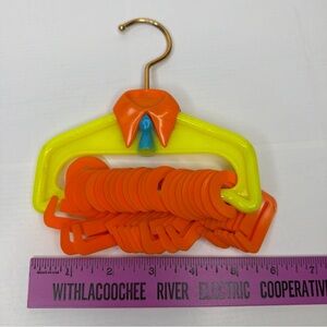 Vintage Colorful Closet Hangers Tie Hangers Organizer